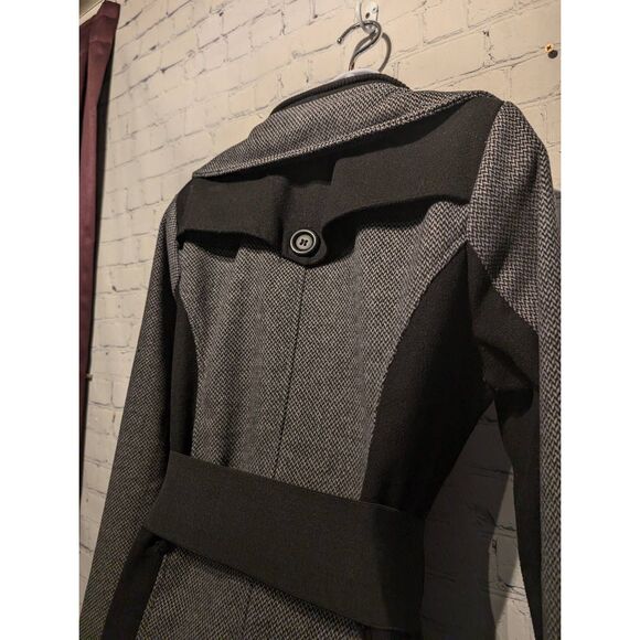 Yoki fitted two toned soft peacoat large - Picture 4 of 7